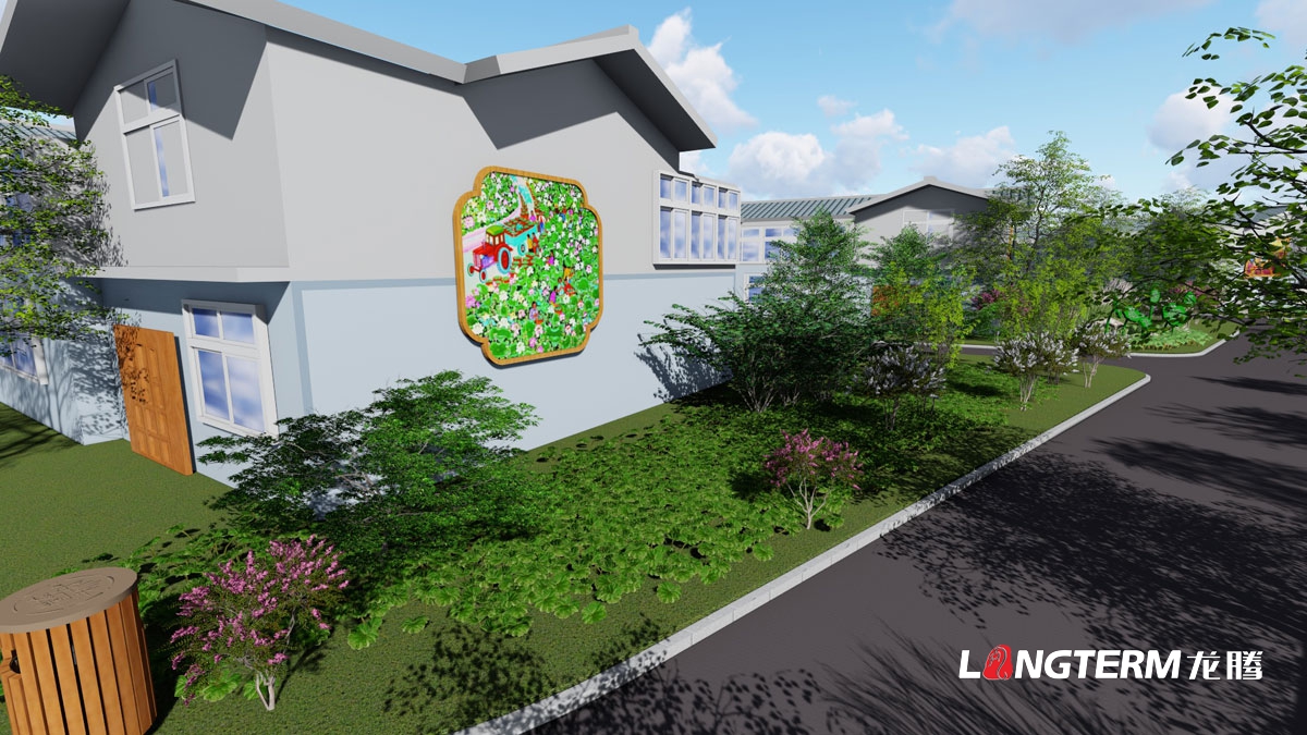 蓮花新村新農村風貌設計|新農村建設|村口雕塑廉政廣場墻畫長廊走廊展板設計|宣傳欄舞臺農具墻崇廉墻設計