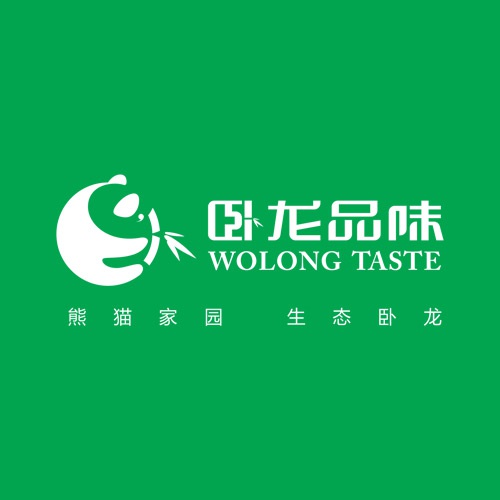 VI設計-“品味臥龍”區域公用品牌LOGO設計_臥龍鎮農產品區域公用品牌形象視覺設計