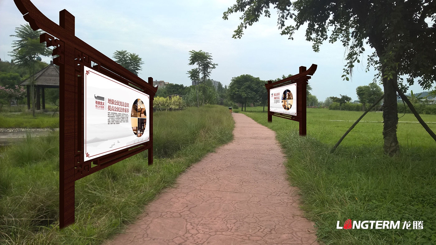 眉山市彭山區河灘公園社會主義核心價值觀及小品藝術裝置造景設計